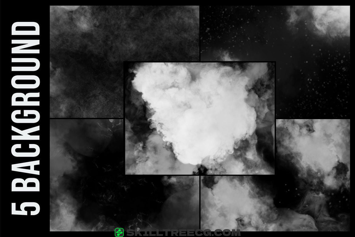 图片[3]-Smoke Overlay Textures Background（276207）-技能树